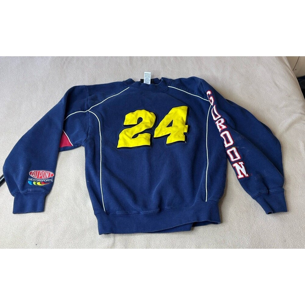 Jeff Gordon Vintage Chase Authentics Youth S Dupont Racing #24 CrewNeck Sweater